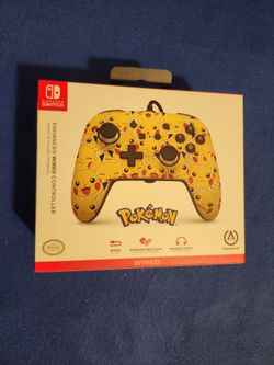 Enhanced Wired Controller (Pikachu Mood)