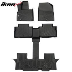 Fits 2020-2025 Kia Telluride 7 & 8 Seats Heavy Duty TPE Floor Mats 3D Liner Guard