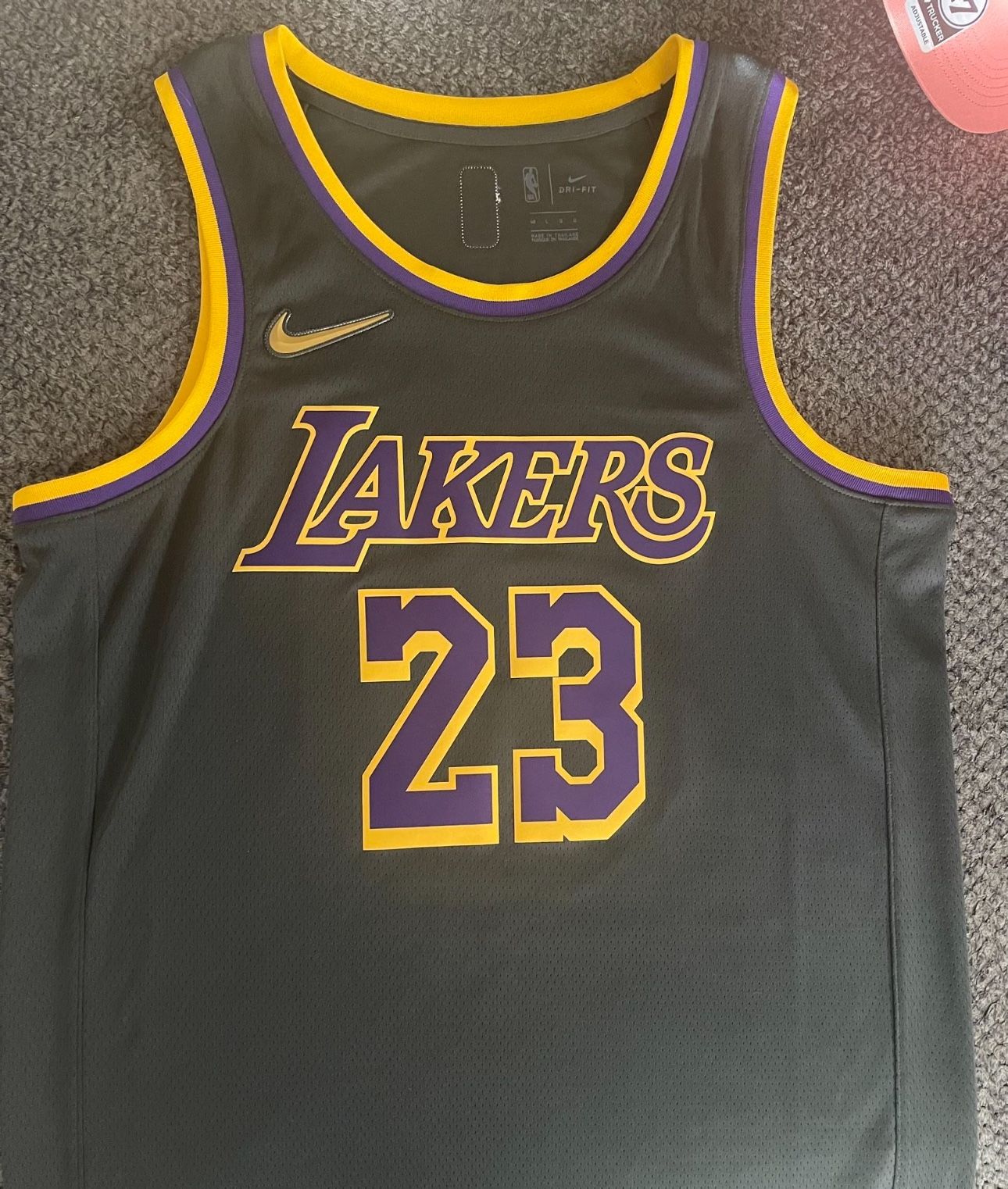 LeBron James Nike Los Angeles Lakers Earned Edition Jersey Size Large