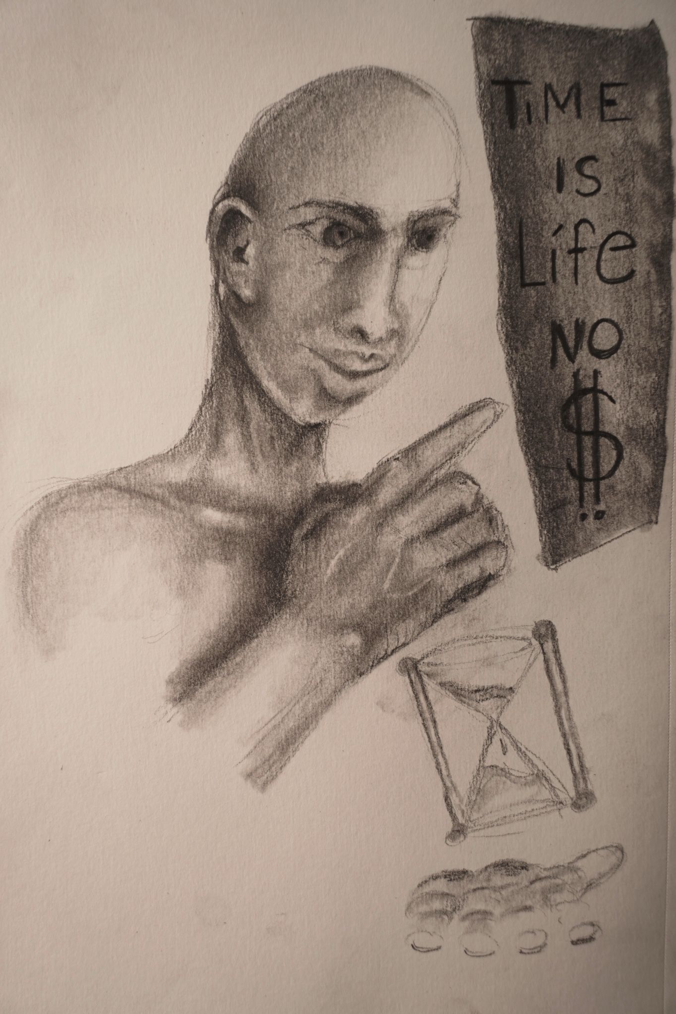 Drawing Art Time Is  Life Not Money