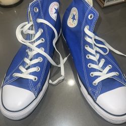 Blue Converse Size 10