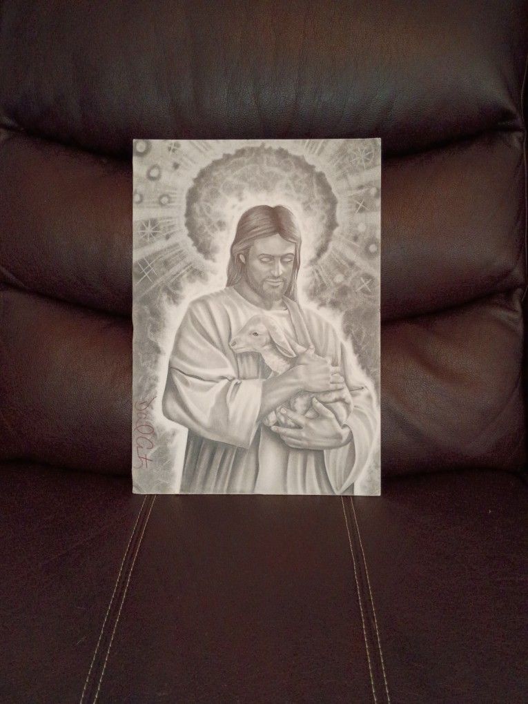 Authentic Prison Artwork Of Our Lord And Savior Jesus Christ