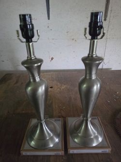 Set of 2 Allen + Roth lamps