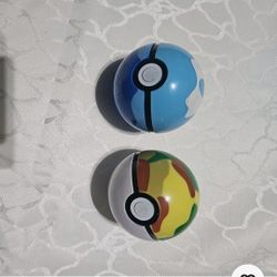 2 Pokeball With Mystery Pokemon Inside! 2 pokemon figures inside 