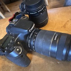 Canon  EOS 70D, 2 Lenses And batteries & Bag