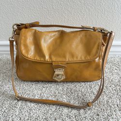 Fendi patent leather shoulder bag 