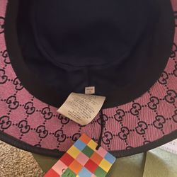 Pink Authentic Gucci Hat 