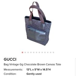 Vintage Gucci Tote Excellent Condition