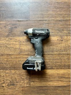 Cordless black Makita impact