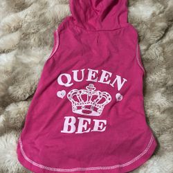 Dog Shirt Pink Queen Bee 