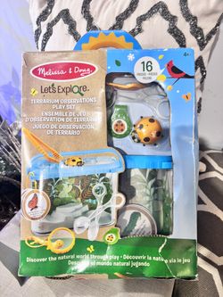 Melissa & Doug Let’s Explore Terrarium Observations Play Set – complete set