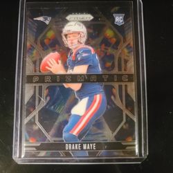 Drake Maye Prizmatic Rookie Card