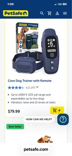 Pet safe training, bark colors system for two dogs