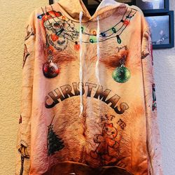 Ugly Christmas Sweater Hoodie XXL
