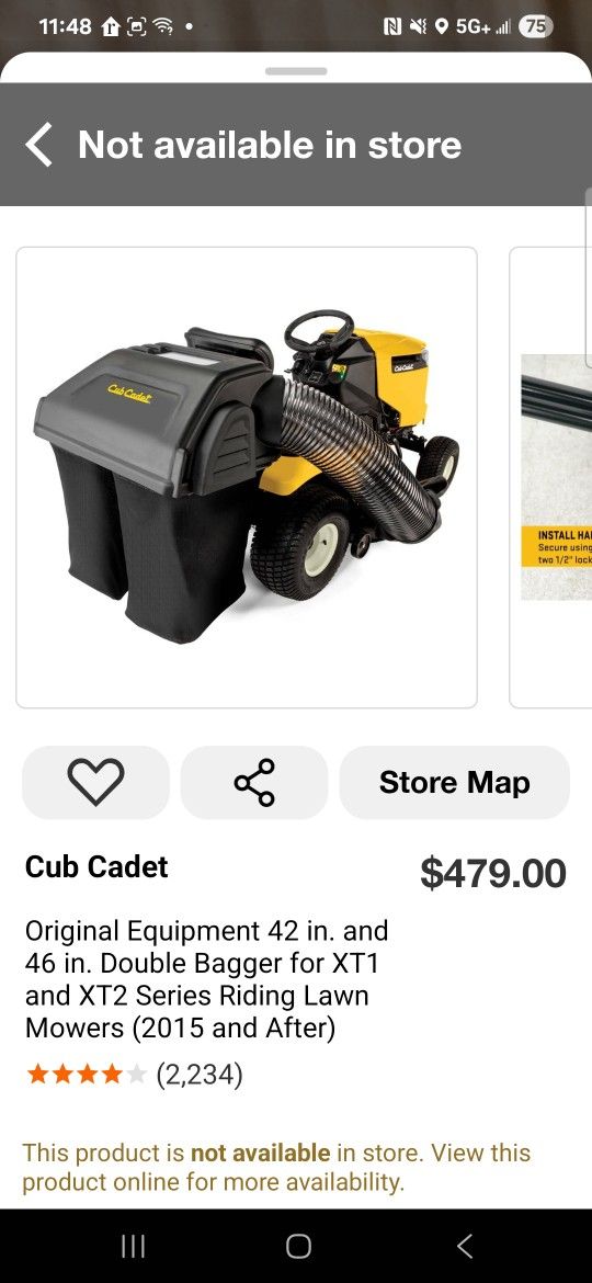 Cub Cadet Colector De Cesped