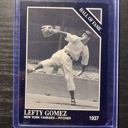 Hall Of Fame Lefty Gomez Baseball Card #67 The Sporting News - Conlon Collection 