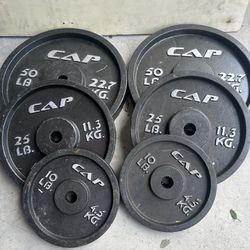 New plates of 50, 25 and 10lb 1in hole 