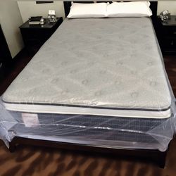 Brand New Full Size Mattress 14” Thick 🌟 Pillow Top – Factory Direct! Also available in Twin, Queen & King. Ask about our Same-Day Delivery 🚚 