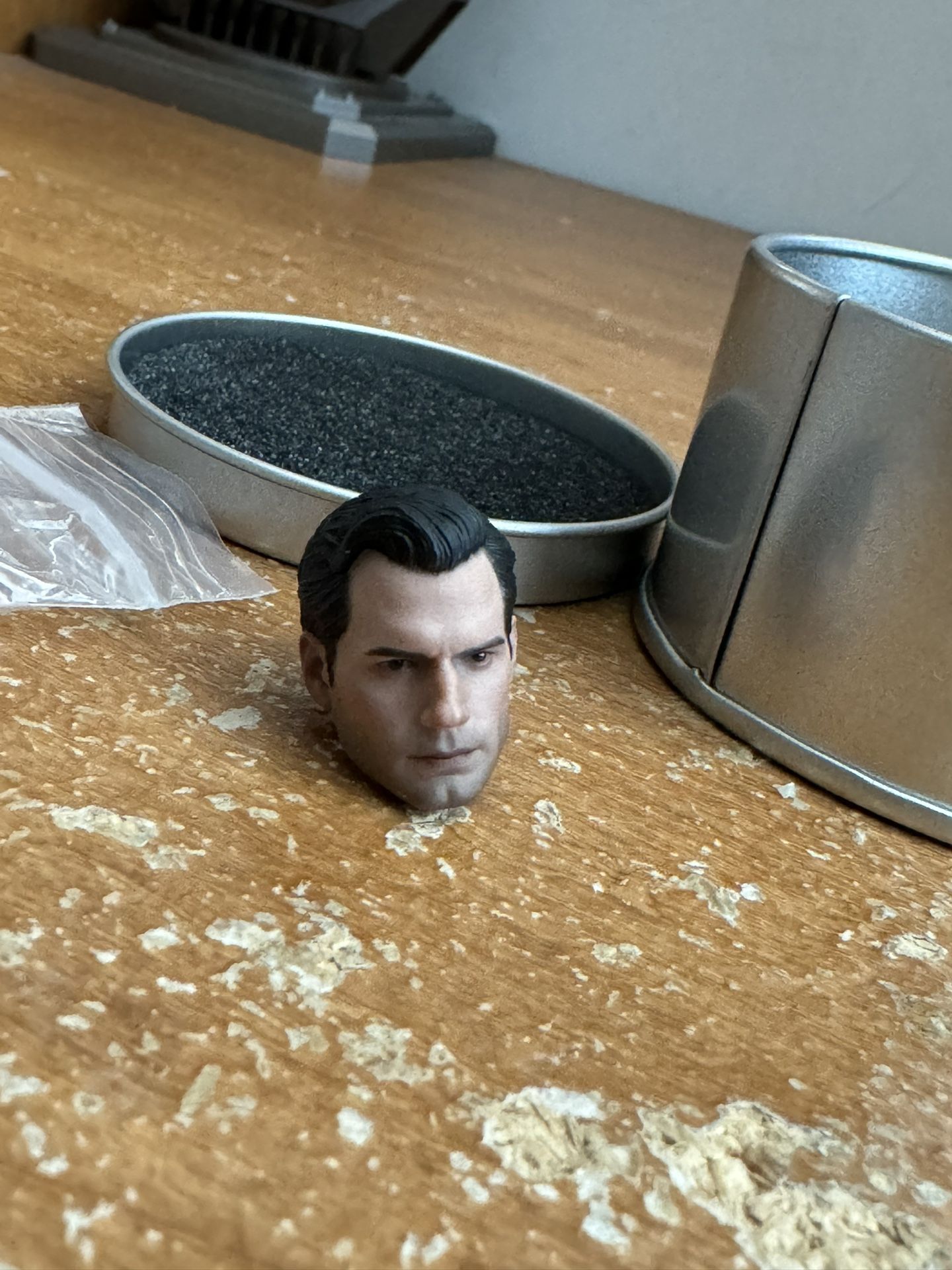 Manipple 1/12 DIY Superman head sculpt For 6'' Action Figure IN STOCK
