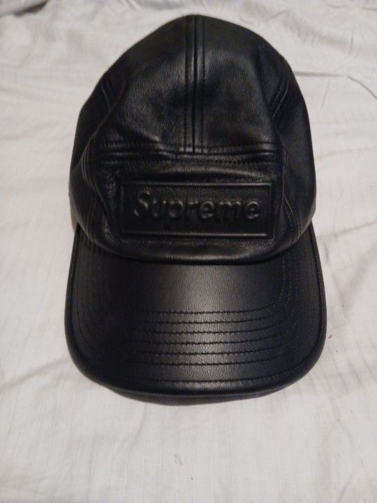 Supreme GORE-TEX Leather Camp Cap