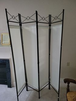 Privacy screen - 6 ft. 4-panel folding