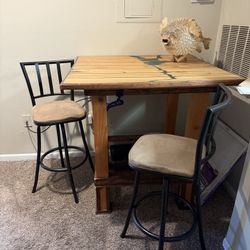 Homemade epoxy Table 