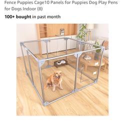 Clear Play Pen Dog Pen