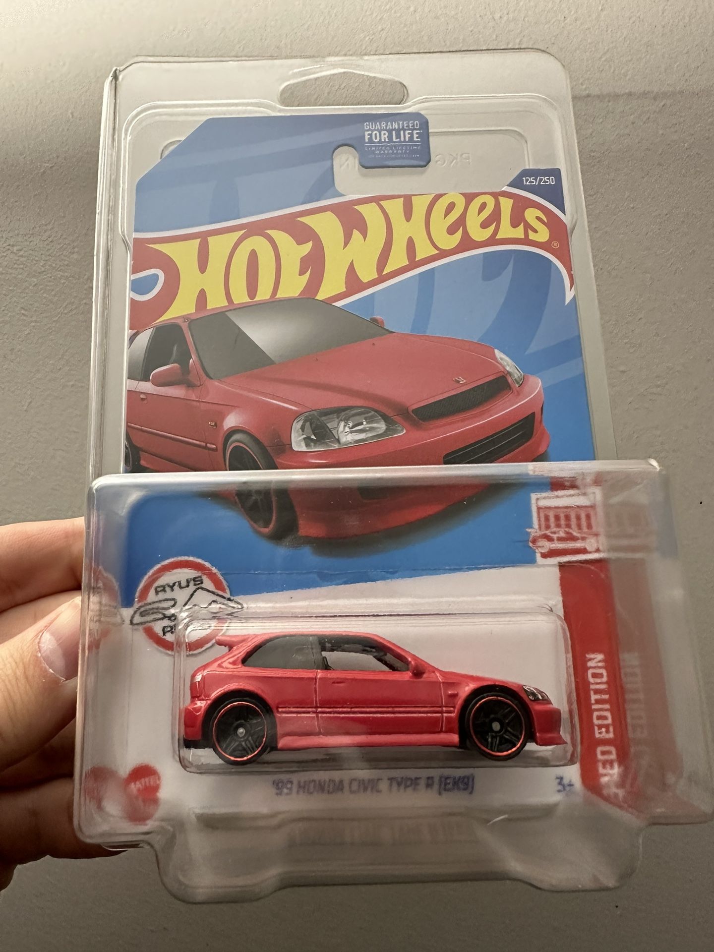 Hot Wheels Red Edition Civic Type R