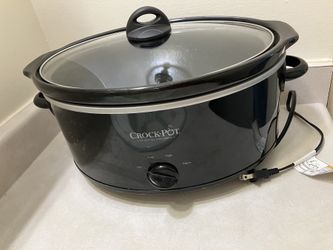 RIVAL CROCKPOT SLOW COOKER WITH LNew LID KNOB
