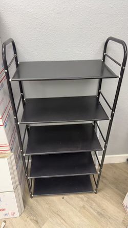 TWO 5-Tier Storage Shelves / Utility Shelving Units
