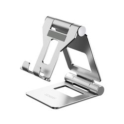 licheers Adjustable Tablet Stand, iPad Stand, Desk Phone Holder Stand Dock for iPad Pro 9.7, 10.5, 12.9 Air Mini 4 3 2, iPhone 14 13 12 11 Pro Max, Sa