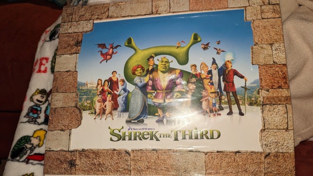 DreamWorks Shrek The Third Limited Edition Lithograph Mint Condition Unopened 