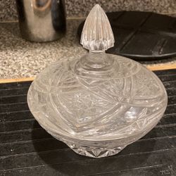 Crystal candy dish