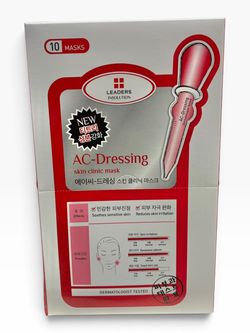 Leaders Insolution AC-Dressing Skin Clinic Mask 10-Pack
