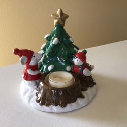 Christmas Partylite Merry Mouse Tea Light Candle Holder