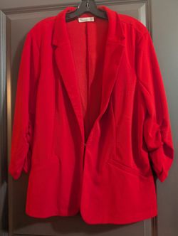 Women's 89th and Madison Red Jacket XL