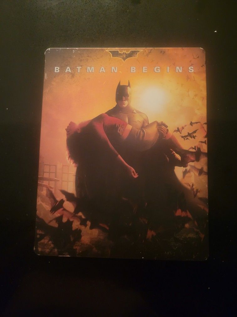 Batman Begins Blu Ray Steelbook 