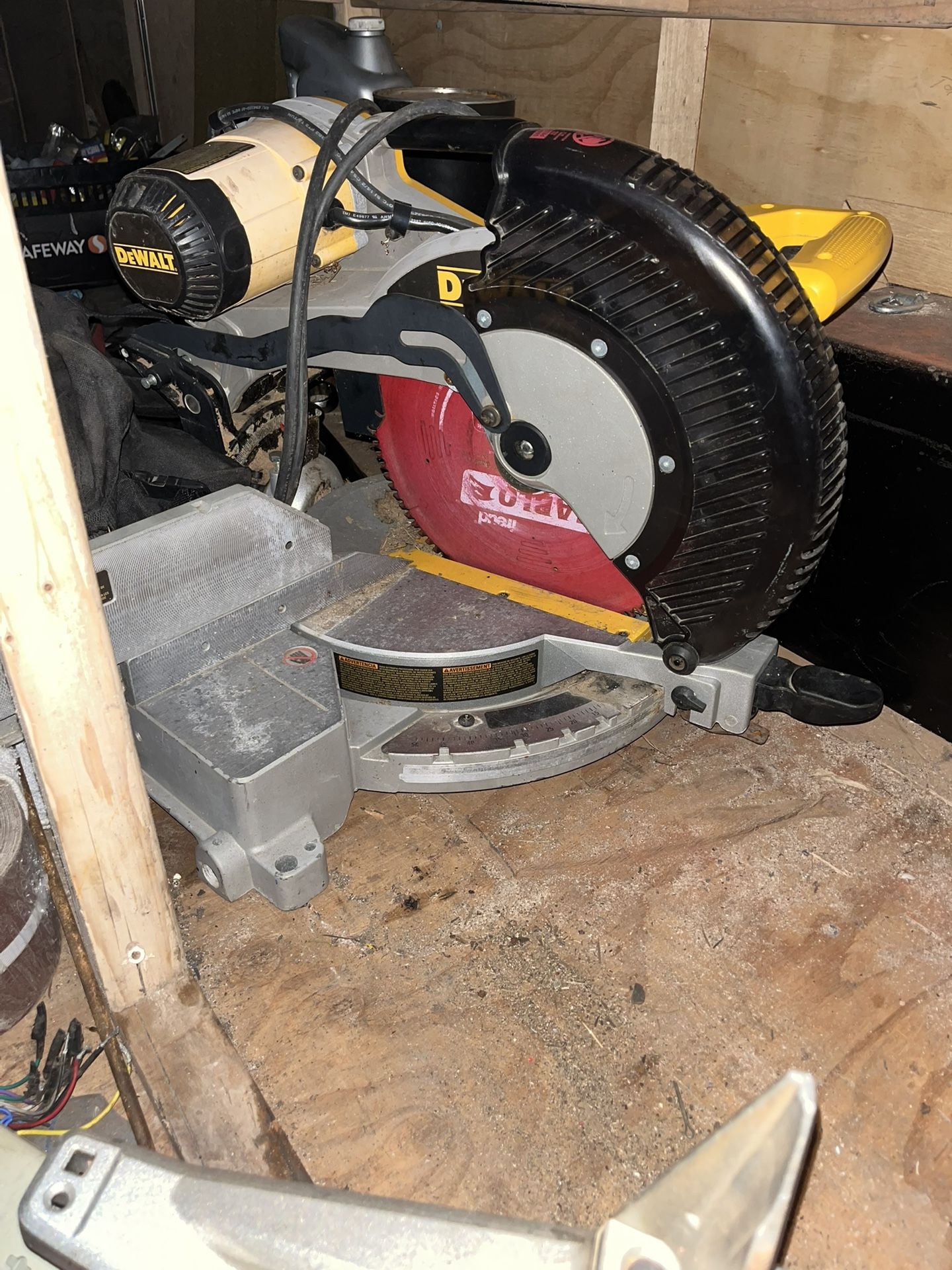 12” Dewalt Corded Chopsaw.