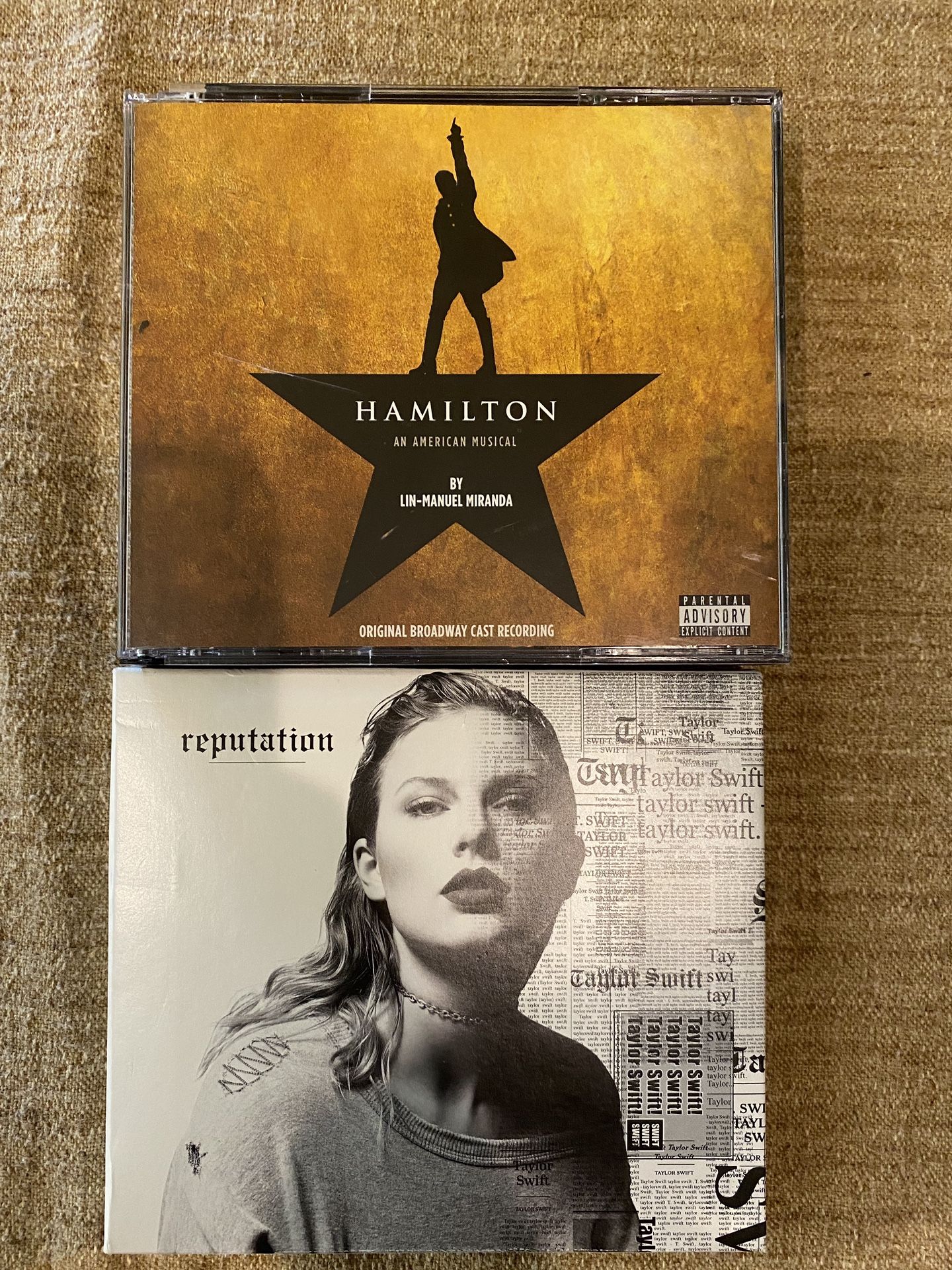Hamilton CD Album + Reputation by Taylor Swift