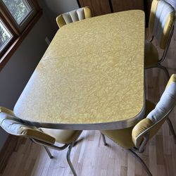 Table And Four Chair Set