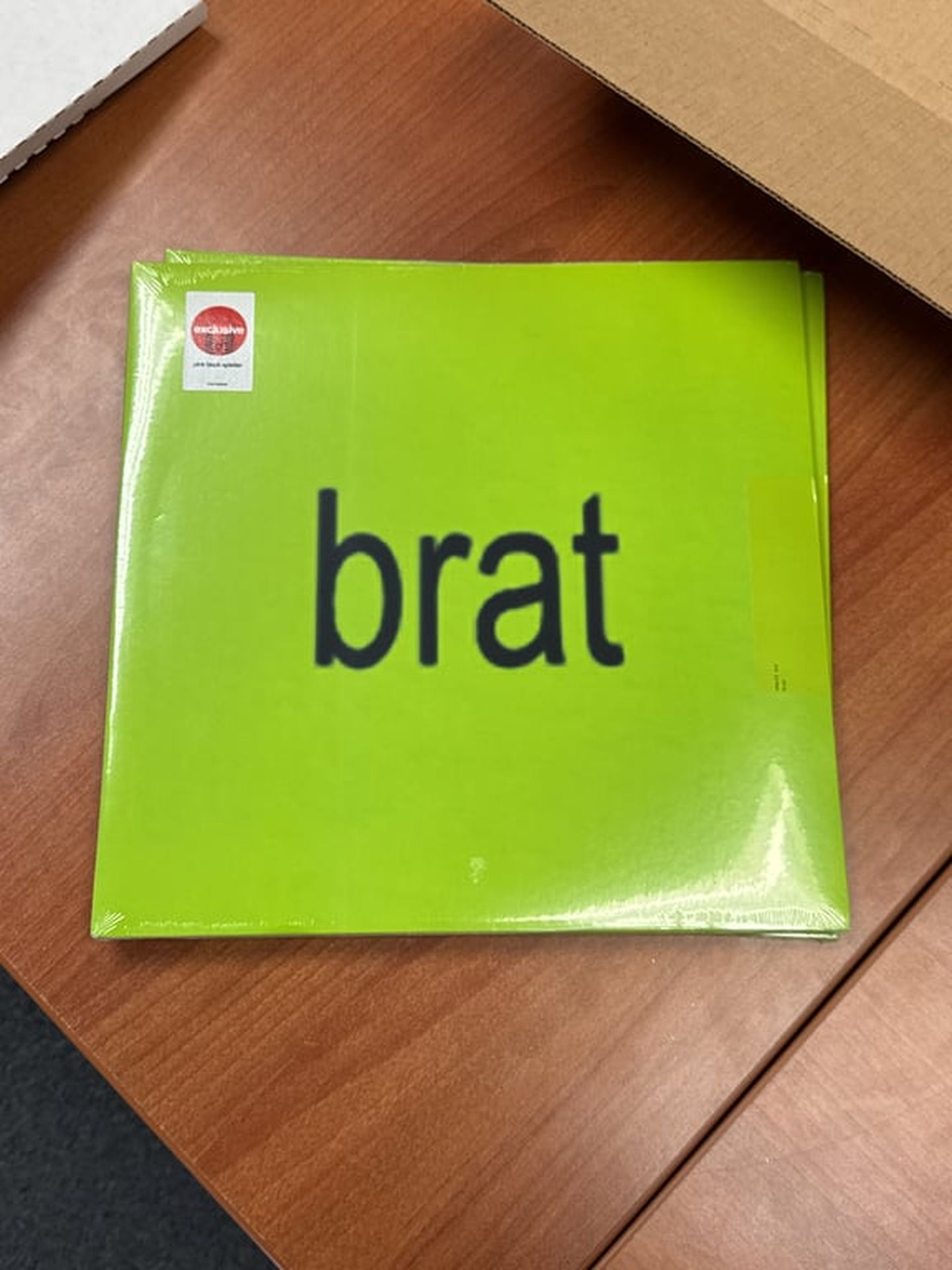 Charli XCX Brat black/pink Target Pressing New Vinyl Record LP