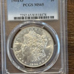 Premium PCGS MS65 Morgan Dollar – 1904-O – Collector Quality