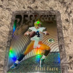 1996 Bowman's Best "Best Cuts" Brett Favre #BC5 Die-Cut Refractor 