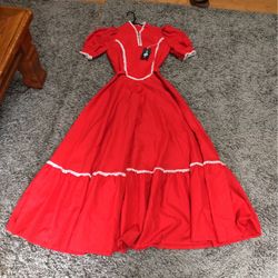 Beatific Vintage Prairie Dress - Halloween Costume