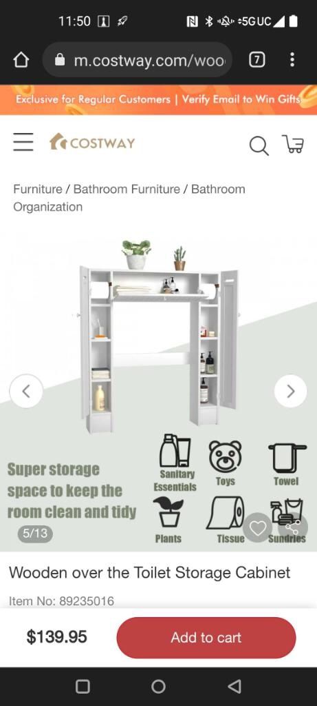 Bathroom Furniture )NEW