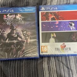 PlayStation 4 Sealed Final Fantasy Games 