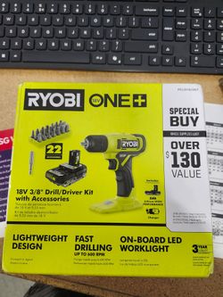 Ryobi drill