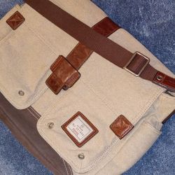 Vintage Fossil Large Satchel/Messanger Bag