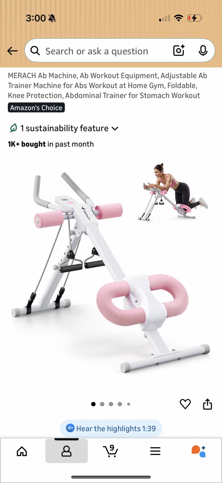 $65 Exercise Equipment New Never Used