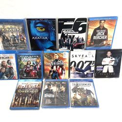 Mostly Brand New Top Hit Blu-Ray Dvd Movies